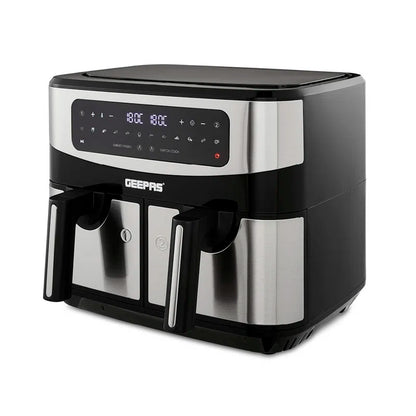 Vortex 9L Dual Basket Air Fryer, 10-In-1 Digital Convection, LED Touchscreen