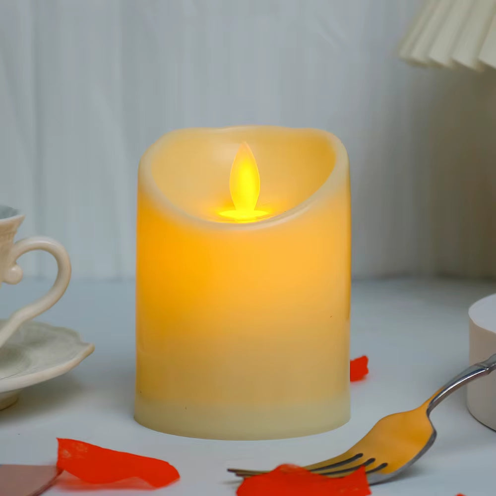 Remote Timer Flameless Votive Candles Lights Flickering LED Candlesticks Electric Window Candle Lights Christmas LED Tea Lights