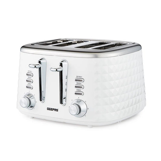 4 Slice Argyle Bread Toaster with 7 Level Browning Control, 1750W