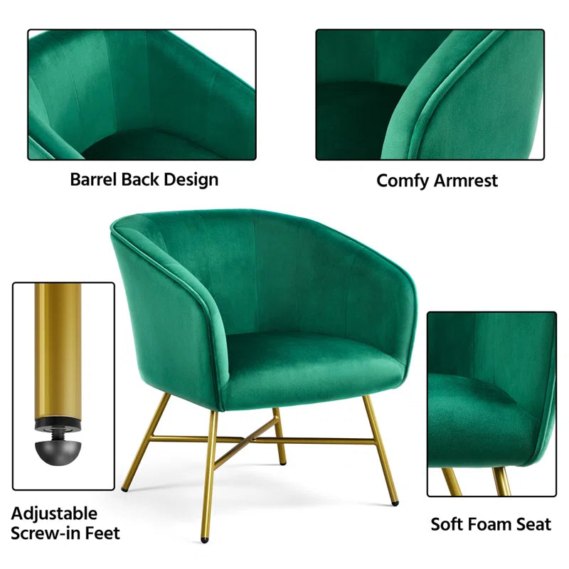 Upholstered Barrel Chair