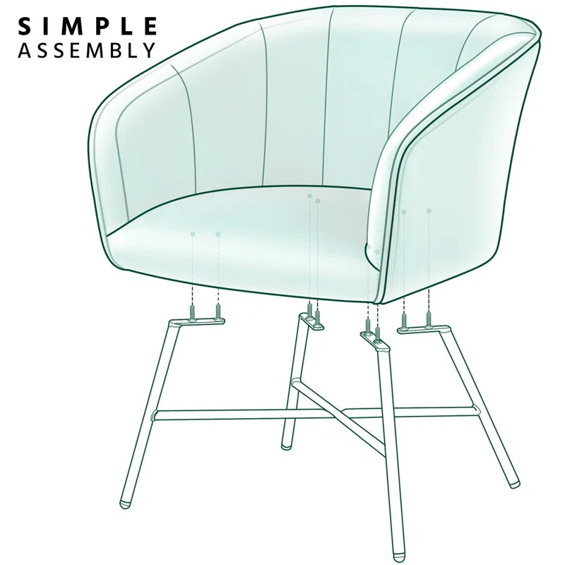 Upholstered Barrel Chair