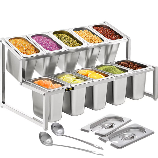 Expandable Spice Rack Adjustable Stainless Steel Organizer Shelf with Holder for Sauce Ingredients Fruits for Kitchen