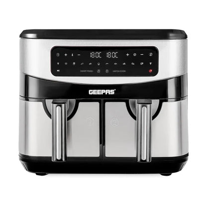 Vortex 9L Dual Basket Air Fryer, 10-In-1 Digital Convection, LED Touchscreen