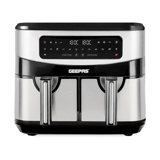 Vortex 9L Dual Basket Air Fryer, 10-In-1 Digital Convection, LED Touchscreen