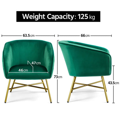 Upholstered Barrel Chair
